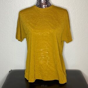 Lululemon Mustard Yellow Tee